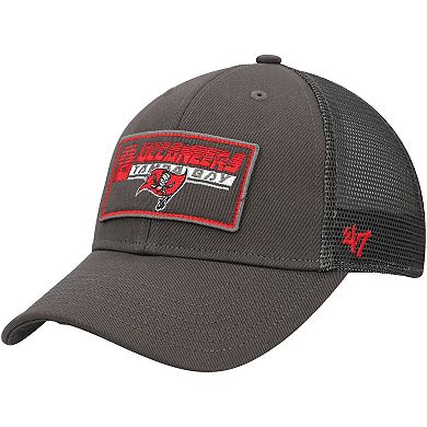 Youth '47 Pewter Tampa Bay Buccaneers Levee MVP Trucker Adjustable Hat
