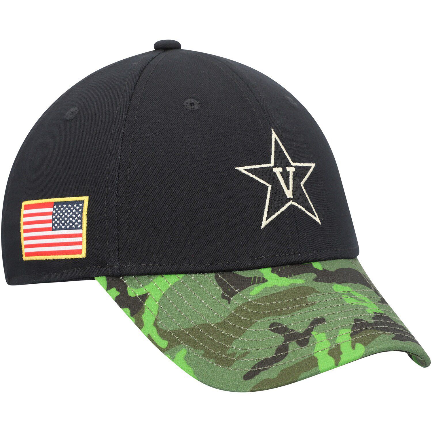 Vanderbilt Commodores Competitor Adjustable Hat - Black