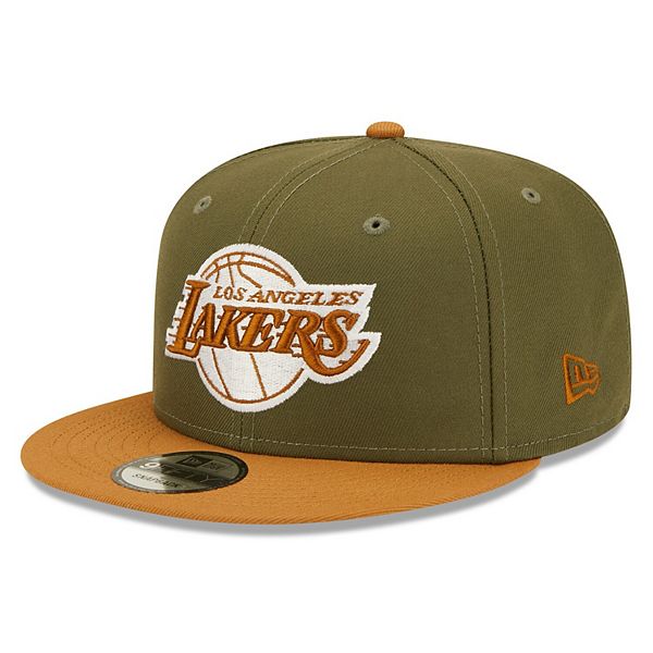 Men's New Era Olive Los Angeles Lakers Color Pack 59FIFTY Fitted Hat