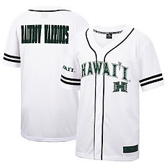 Men's Colosseum White Iowa Hawkeyes Free Spirited Mesh Button-Up Baseball  Jersey