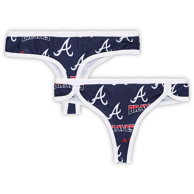 Atlanta Braves Lingerie Cami Top and String Thong Panty Set, X