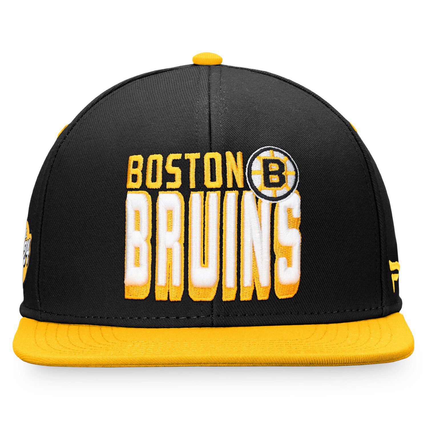 Men's Fanatics Branded Black/Gold Boston Bruins Heritage Retro Two-Tone ...