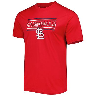 Men's Concepts Sport Red/Navy St. Louis Cardinals Badge T-Shirt & Pants Sleep Set