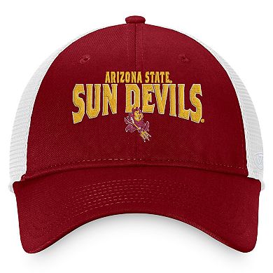 Men's Top of the World Maroon Arizona State Sun Devils Breakout Trucker Snapback Hat