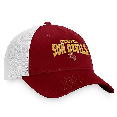 Men's Top of the World Maroon Arizona State Sun Devils Breakout Trucker Snapback Hat