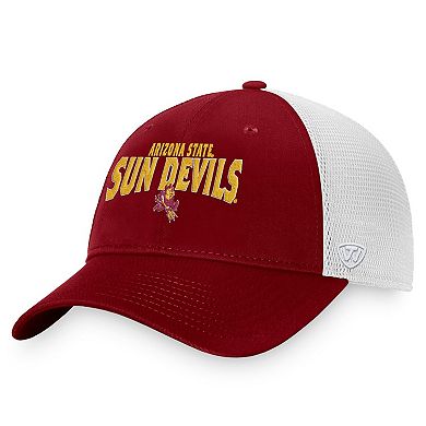 Men's Top of the World Maroon Arizona State Sun Devils Breakout Trucker Snapback Hat