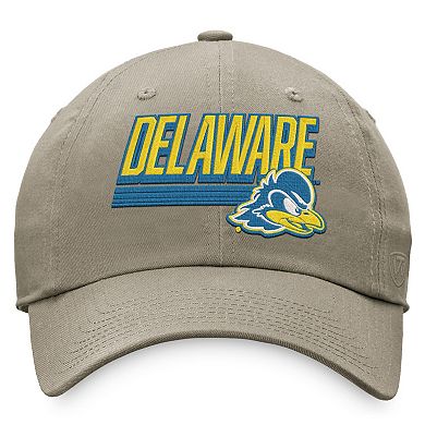 Men's Top of the World Khaki Delaware Fightin' Blue Hens Slice Adjustable Hat