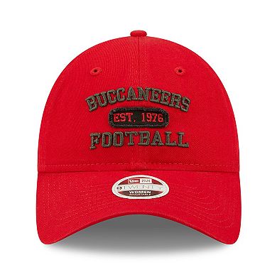 Women's New Era Red Tampa Bay Buccaneers Formed 9TWENTY Adjustable Hat