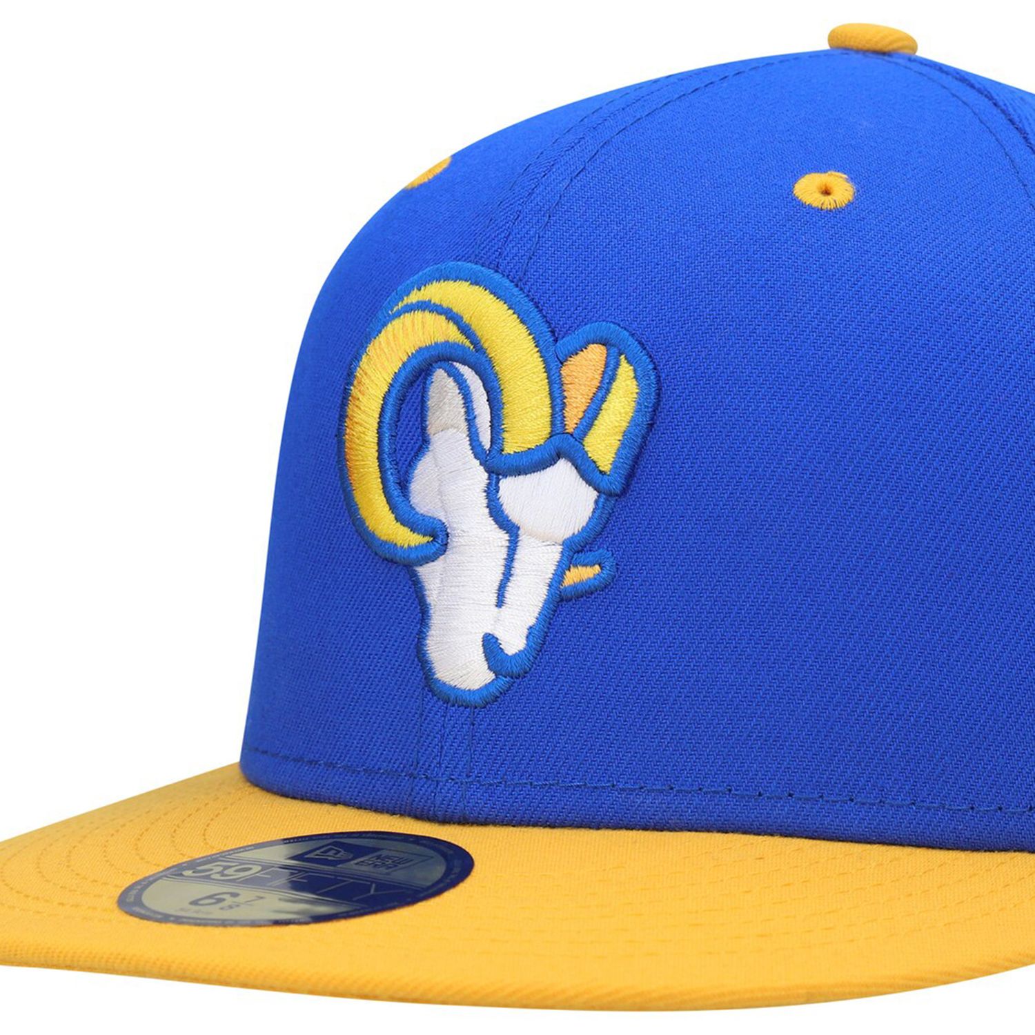 Men's New Era Royal/Gold Los Angeles Rams Flipside 59FIFTY Fitted Hat