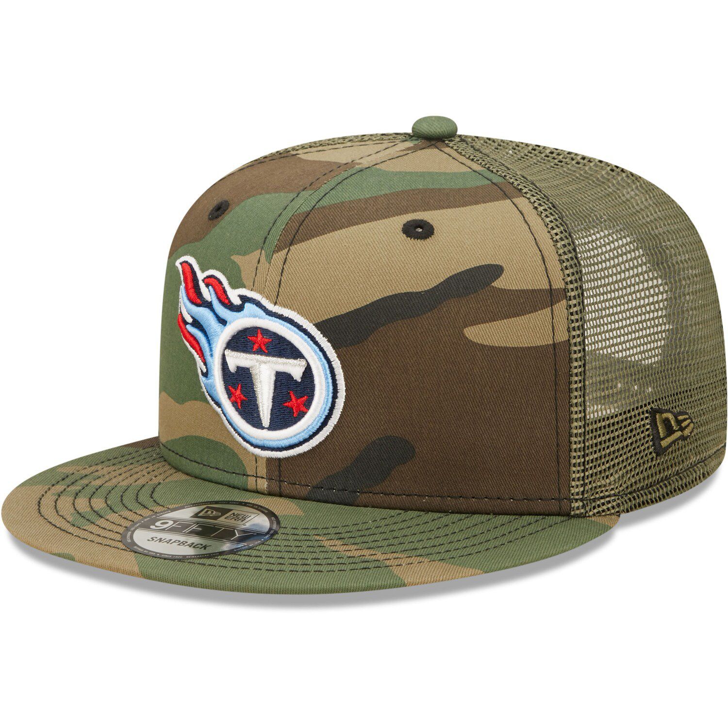 New Era Men's Black-Camouflage Tennessee Titans 2021 Salute To