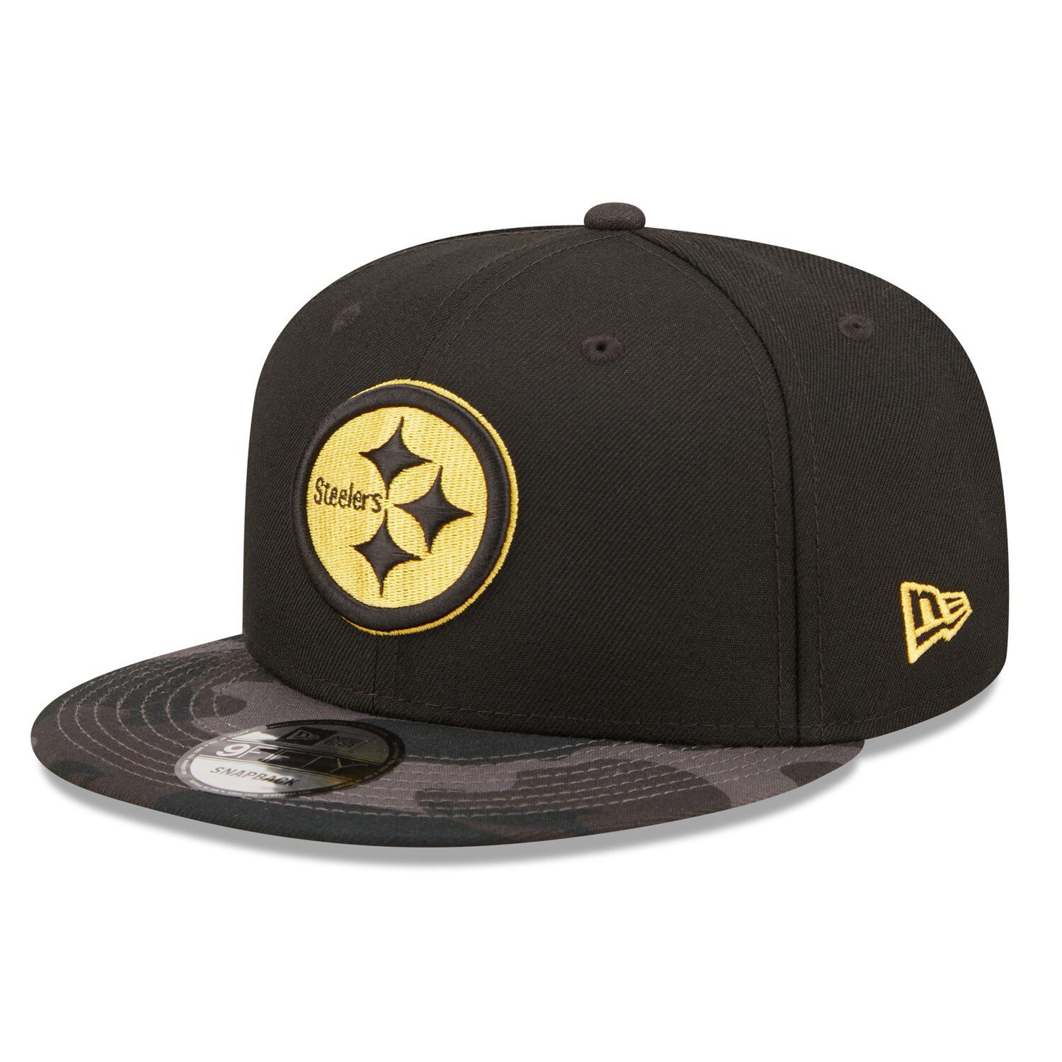 Pittsburgh Steelers New Era 2022 NFL Draft 9FIFTY Snapback Adjustable Hat -  Black/Gold