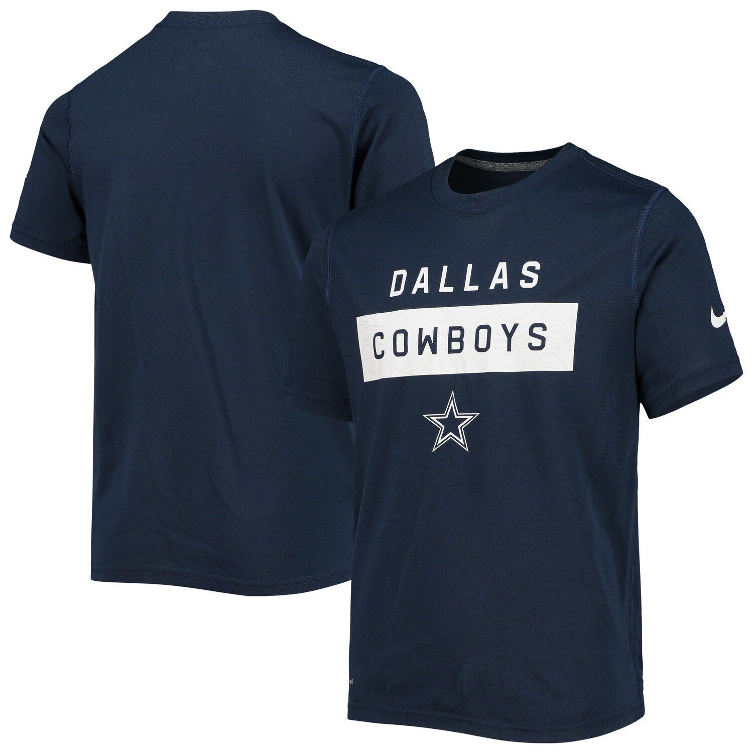 Women's Nike Navy Dallas Cowboys Hometown Collection Team T-Shirt