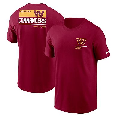 Men's Nike Burgundy Washington Commanders Team Incline T-Shirt