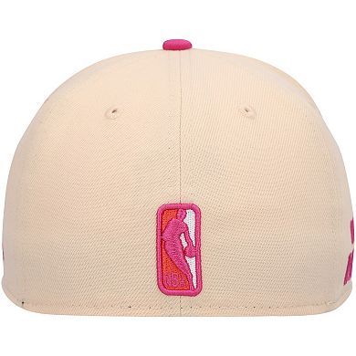 Men's New Era Orange/Pink Houston Rockets Passion Mango 59FIFTY Fitted Hat