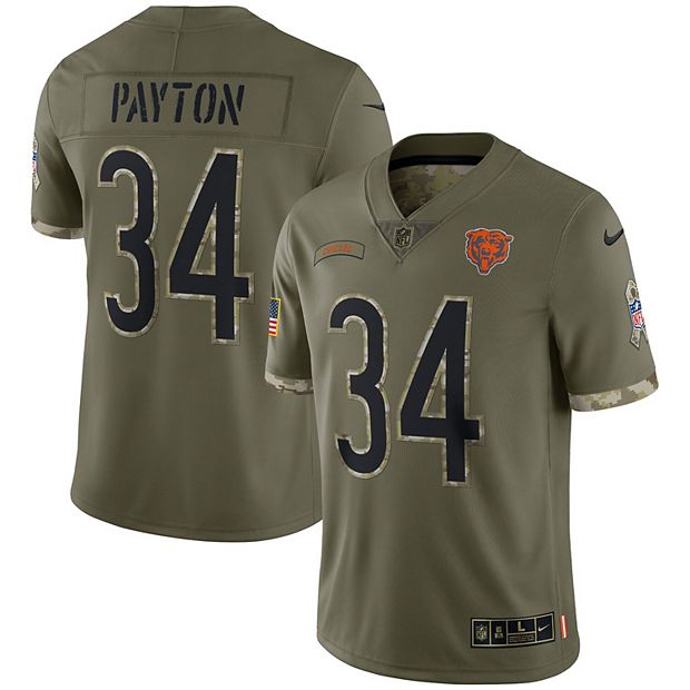 Walter payton salute on sale to service jersey