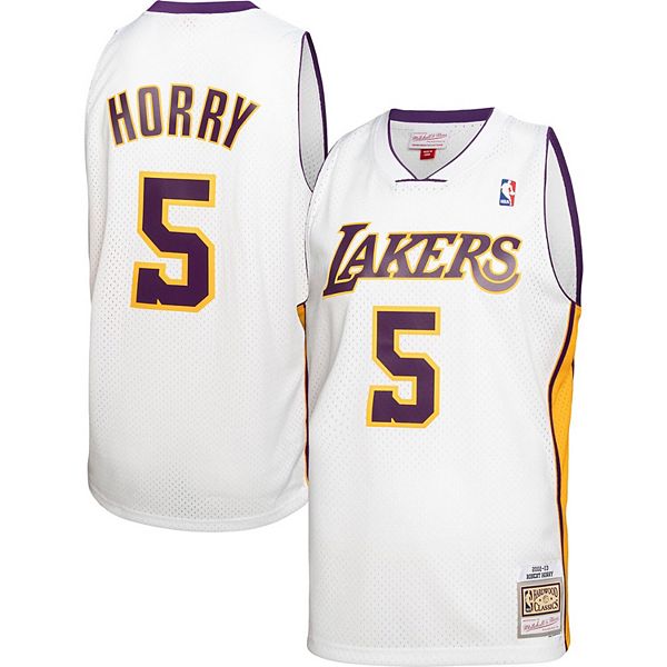 Women's Los Angeles Lakers Gold & Split Dress Jersey - All