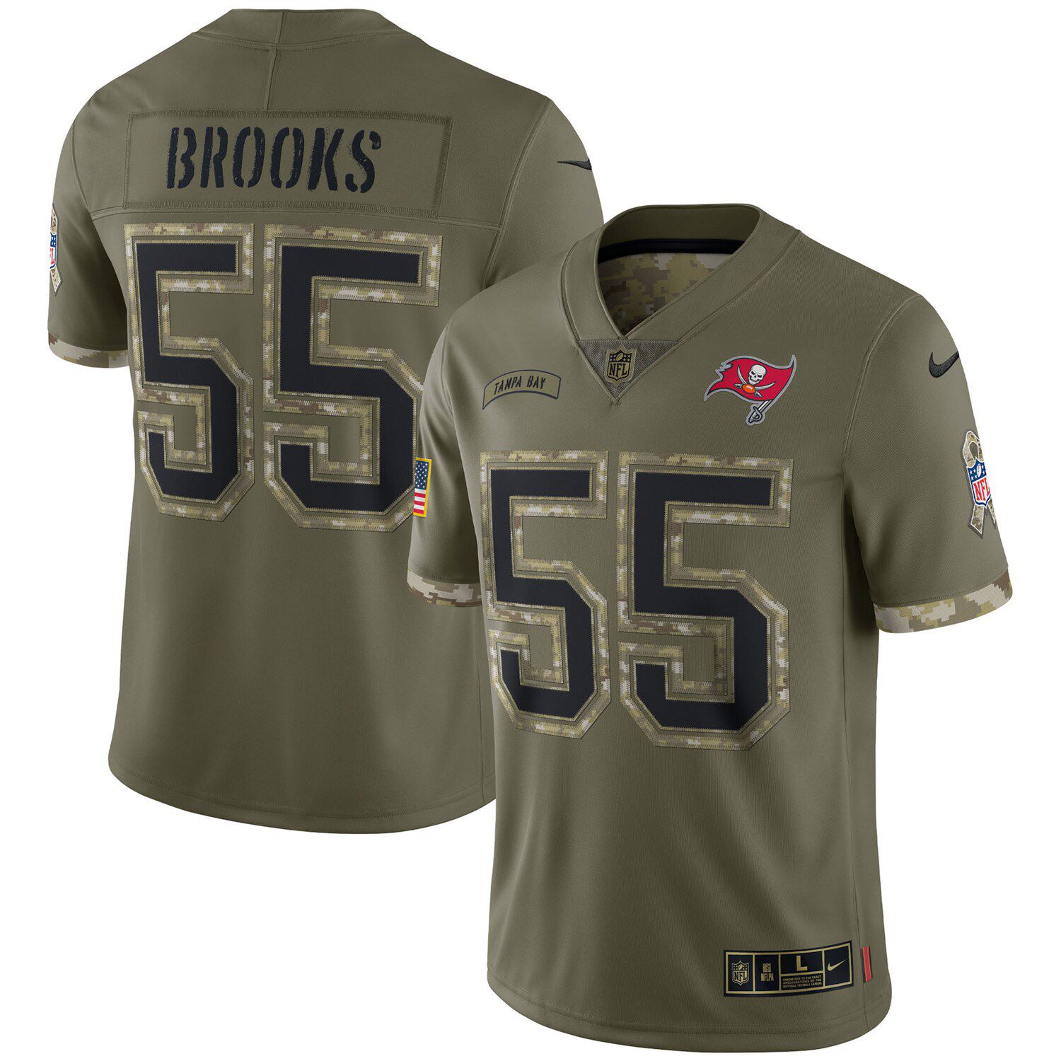 Men's Nike Tre'Davious White Olive Buffalo Bills 2022 Salute to Service Limited Jersey Size: Medium