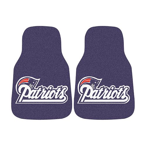 Fanmats 2 Pk New England Patriots Car Floor Mats