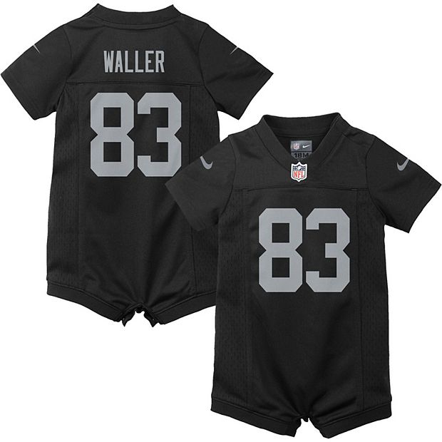 Newborn & Infant Nike Darren Waller Black Las Vegas Raiders Game Romper  Jersey