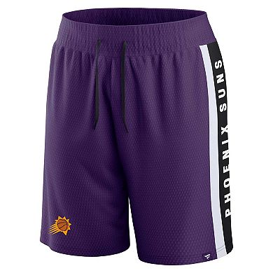 Men's Fanatics Branded Purple Phoenix Suns Referee Iconic Mesh Shorts