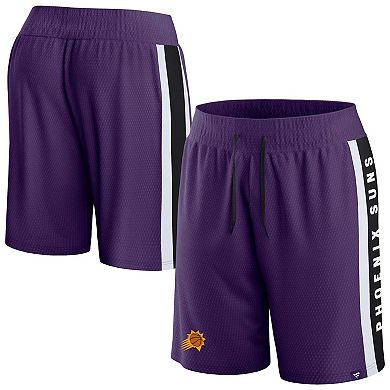 Men's Fanatics Branded Purple Phoenix Suns Referee Iconic Mesh Shorts