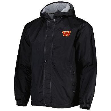 Men's Dunbrooke Black Washington Commanders Legacy Stadium Full-Zip Jacket