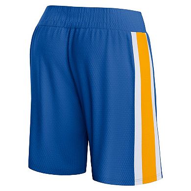 Men's Fanatics Branded Royal Golden State Warriors Referee Iconic Mesh Shorts