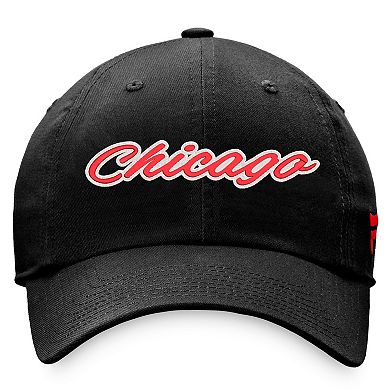 Women's Fanatics Branded Black Chicago Blackhawks Breakaway Adjustable Hat