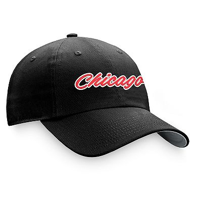 Women's Fanatics Branded Black Chicago Blackhawks Breakaway Adjustable Hat