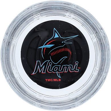 Miami Marlins 10oz. Team Bottoms Up Squared Rocks Glass
