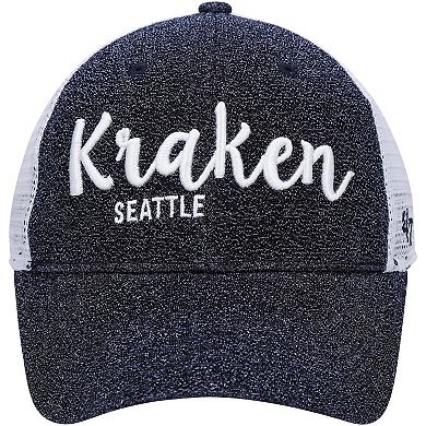 Men's '47 Deep Sea Blue Seattle Kraken Encore MVP Trucker Snapback Hat