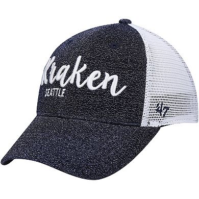 Men's '47 Deep Sea Blue Seattle Kraken Encore MVP Trucker Snapback Hat
