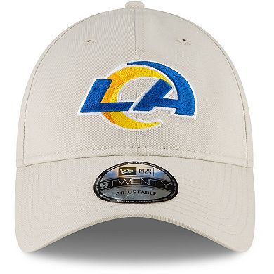 Men's New Era Khaki Los Angeles Rams DB Playmaker 9TWENTY Adjustable Hat