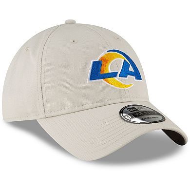 Men's New Era Khaki Los Angeles Rams DB Playmaker 9TWENTY Adjustable Hat