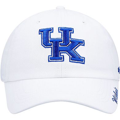 Women's '47 White Kentucky Wildcats Miata Clean Up Logo Adjustable Hat