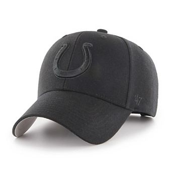 Men's '47 Black Indianapolis Colts Tonal MVP Adjustable Hat