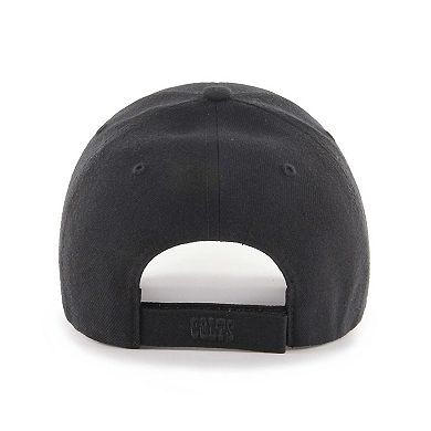 Men's '47 Black Indianapolis Colts Tonal MVP Adjustable Hat