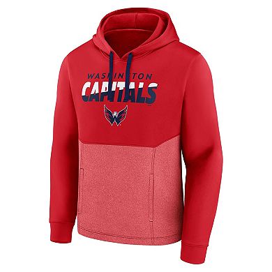 Men's Fanatics Branded Red Washington Capitals Slash Attack Pullover Hoodie
