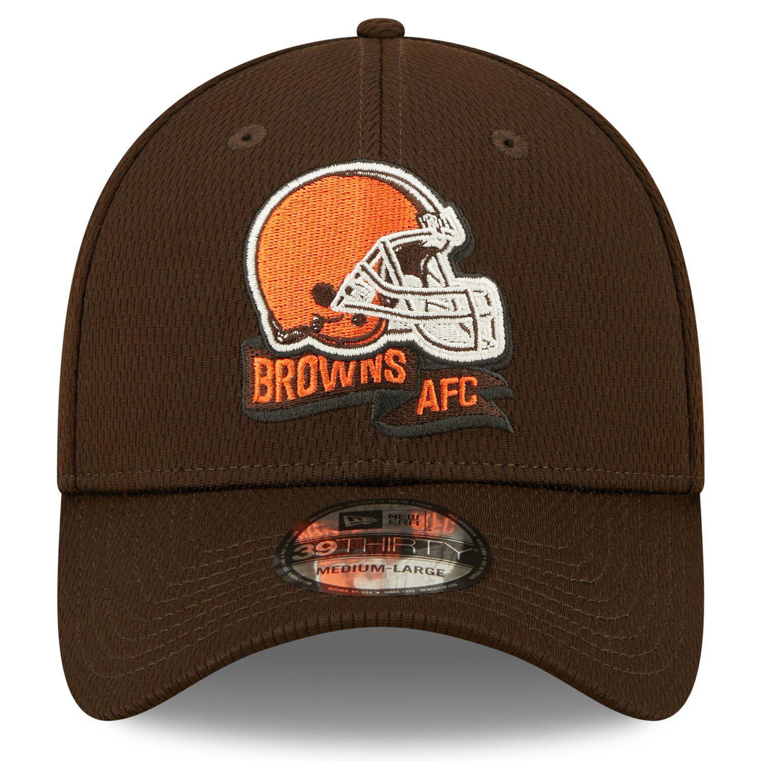 Men's New Era Brown Cleveland Browns 2022 Sideline 39THIRTY Coaches ...