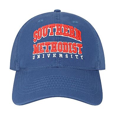 Men's Legacy Athletic Royal SMU Mustangs The Noble Arch Adjustable Hat