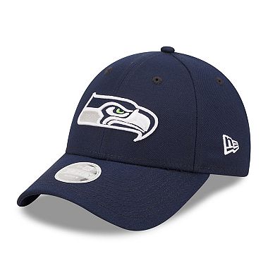Women's New Era College Navy Seattle Seahawks Simple 9FORTY Adjustable Hat