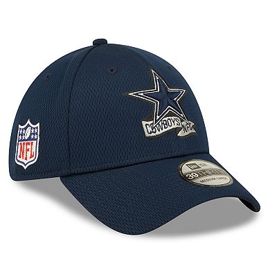 Youth New Era Navy Dallas Cowboys 2022 Sideline Coaches 39THIRTY Flex Hat