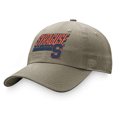 Men's Top of the World Khaki Syracuse Orange Slice Adjustable Hat