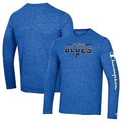 Player Issued - Navy Blue St. Louis Blues T-shirt | Medium | #X476