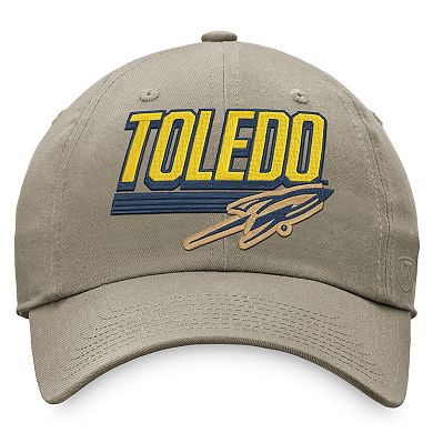 Men's Top of the World Khaki Toledo Rockets Slice Adjustable Hat
