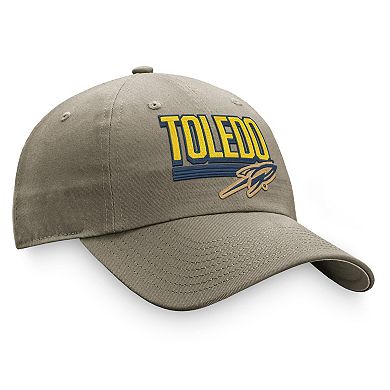 Men's Top of the World Khaki Toledo Rockets Slice Adjustable Hat