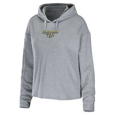 Women's WEAR by Erin Andrews Heather Gray Nashville Predators Logo Pullover Hoodie & Pants Sleep Set