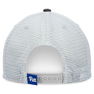 Men's Top of the World Charcoal/White Pitt Panthers Townhall Trucker Snapback Hat