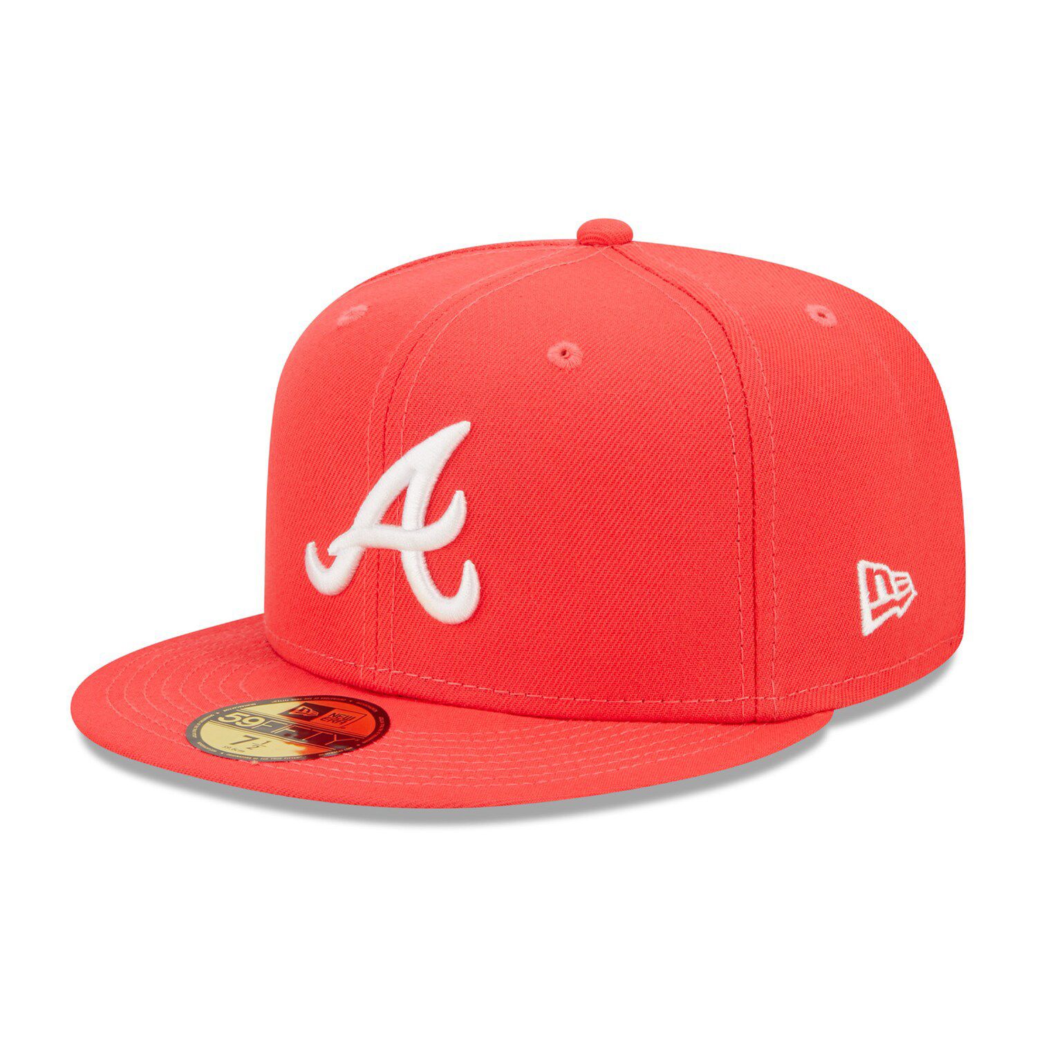 Men's New Era Khaki Atlanta Braves 59FIFTY Fitted Hat