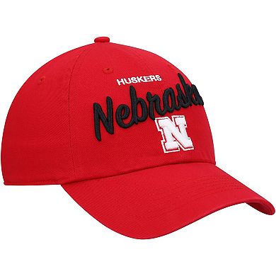 Women's '47 Scarlet Nebraska Huskers Phoebe Clean Up Adjustable Hat